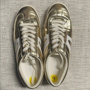 Madden Girl Gold Sneakers (Sz 9)